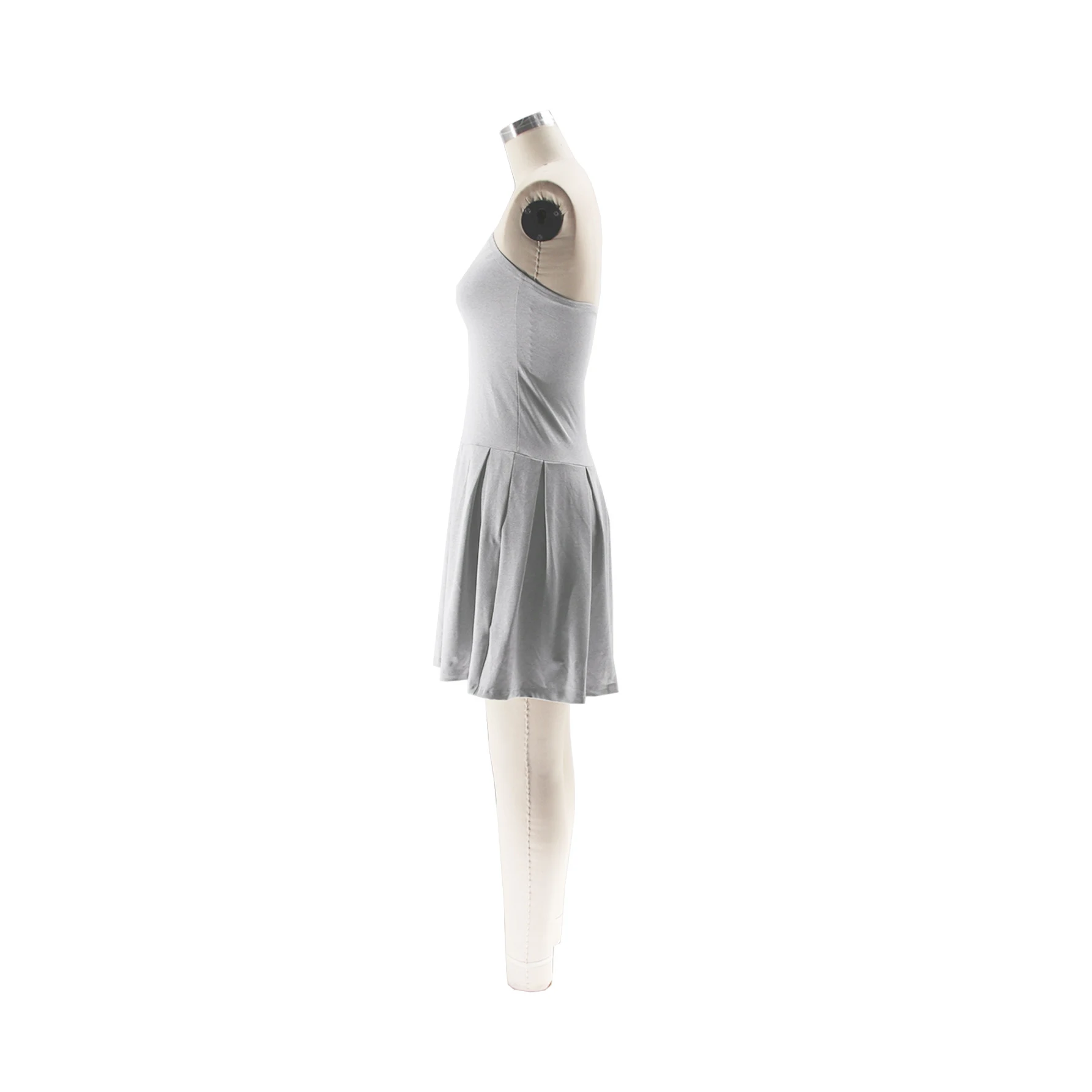 Title 13, Solid Color Off-the-shoulder Tube Top Dress