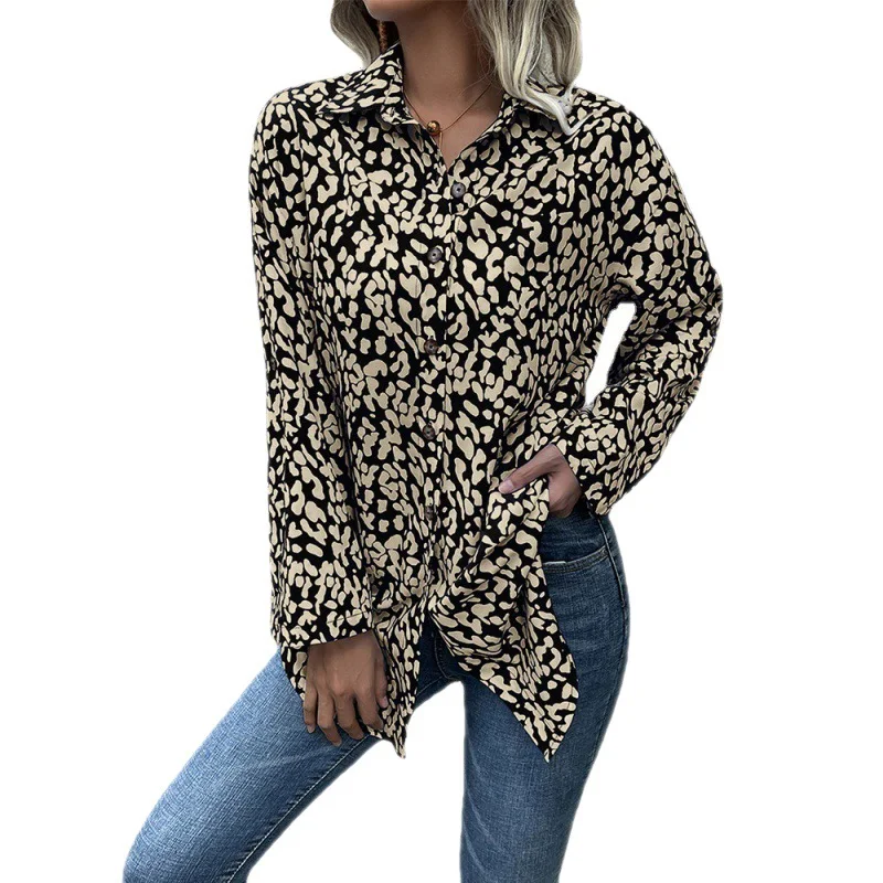 Title 4, Womens Leopard Print Single Breasted Cardigan ...
