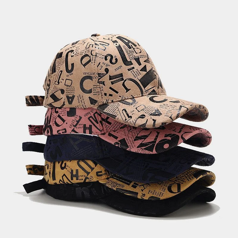 Title 3, Graffiti Alphabet Baseball Cap Female Summer Ou...