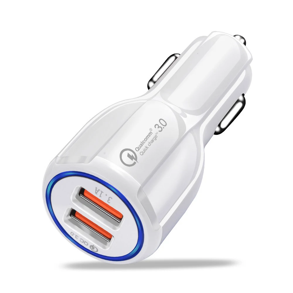Title 3, Carregador de Carro 6.0A com Luz USB Carregamen...