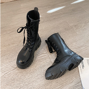 "The Wind Is Blowing Up The Street" Handsome Locomotive Short Boots for men, stylish and durable, perfect for street sty — photo 4