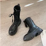 "The Wind Is Blowing Up The Street" Handsome Locomotive Short Boots for men, stylish and durable, perfect for street sty — photo 4
