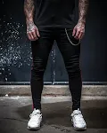Effen spijkerbroeken voor dames en heren. Comfortabele denim jeans in verschillende kleuren. Casual en stijlvol voor elke dag. Bestel vandaag nog. — foto 1