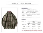 Camicia maschile da uomo New Woolen Sheo Long Sleeve Cash Fashion Abbigliamento — foto 2