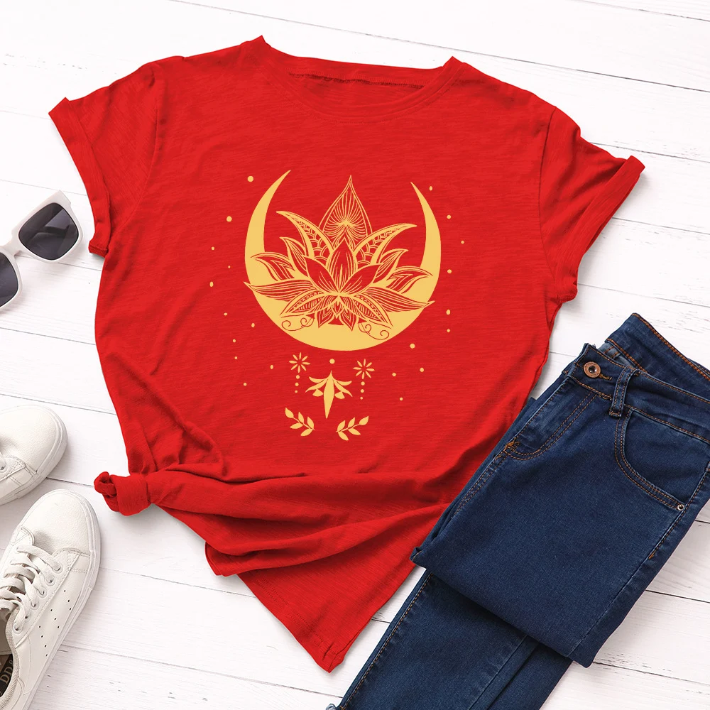 Title 2, Womens Fashion Loose Round Neck Short-sleeved ...