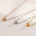 Conjunto colar e brincos aço inoxidável pata de cachorro para mulheres. Joias pegada de urso, gato e acessórios para amantes de animais de estimação — foto 11