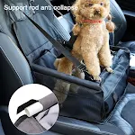 Dog car seat cover folding hammock pet carrier bag basket for cats stable foldable travel pet dog car seat protection. — photo 9