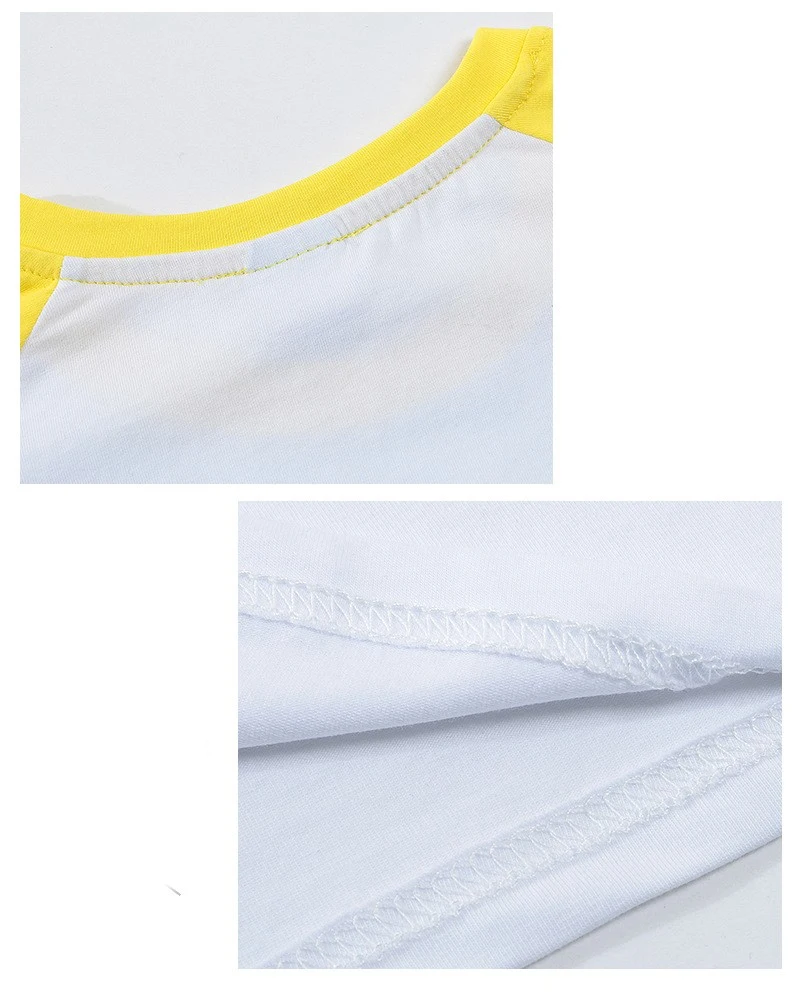 Title 3, Summer Camp Ice Silk Cotton T-shirt Short Sleeve