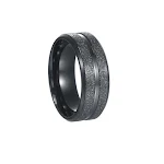 8mm RVS ring, goudkleurig geplateerd in Europese en Amerikaanse stijl. Duurzame sieraden voor dagelijks gebruik. — foto 1