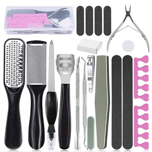 Title 2, 8-in-1 voetvijl pedicureset voor zachte voeten....