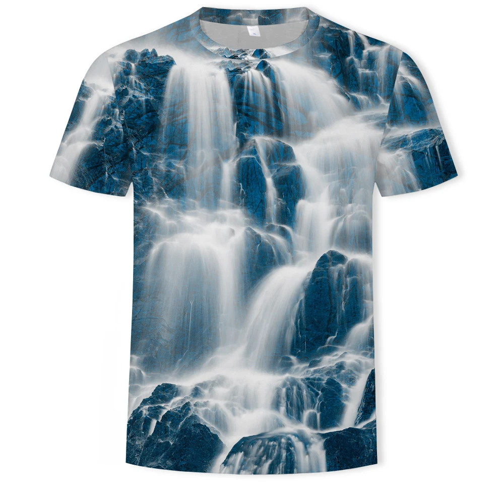 Title 19, Camiseta Masculina Casual com Estampa Digital e...