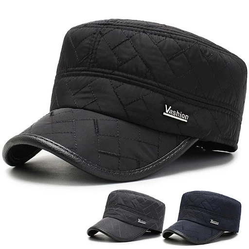 Title 5, Mens Outdoor Casual Fleece-lined Flat-top Jack...