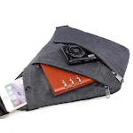 Bolsa transversal masculina de nylon leve, simples e de grande capacidade. Perfeita para uso diário e viagens com praticidade. — foto 27