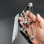 Mini Roldana Composta para Arco Aço Inoxidável Potência Aprimorada Design Compacto e Resistente Ideal para Caça e Tiro Esportivo Precisão e Eficiência — foto 8