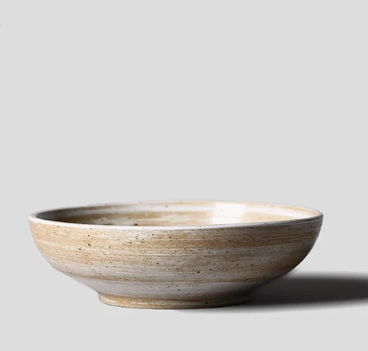 Japanese Style Coarse Pottery Rice Bowl for Household Noodles and Soup, enjoy your meals in this beautifully crafted bow — photo 4