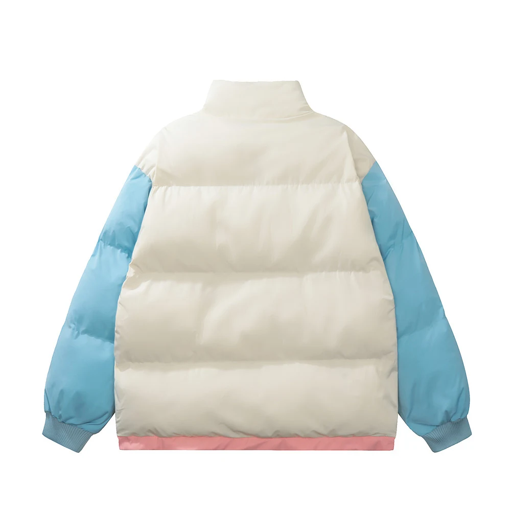 Title 8, Mens Winter Contrast Color Thickened Puffer Ja...