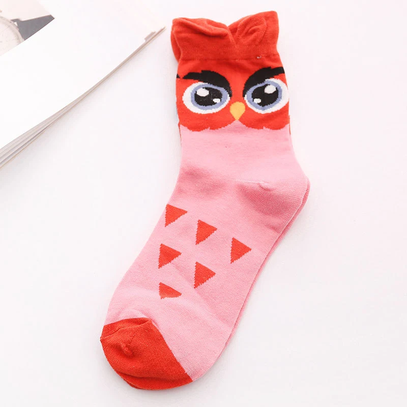 Title 1, New Style Owl Socks Three-Dimensional Cartoon C...