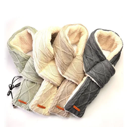 Title 1, USB Electric Heating Scarf Knitted Jacquard