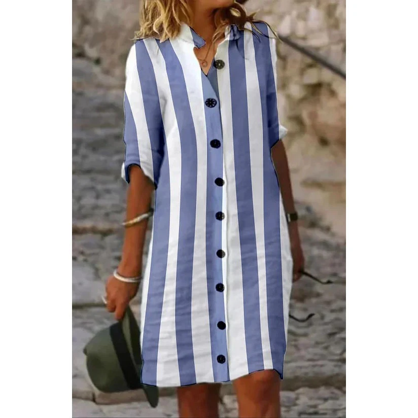 Title 13, Womens Pattern Cotton And Linen Dress