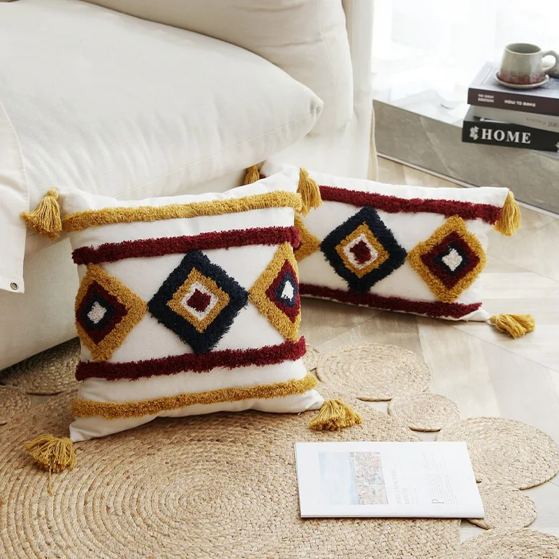 Title 2, Bohemian Pillow Living Room Sofa Cushion, Add s...