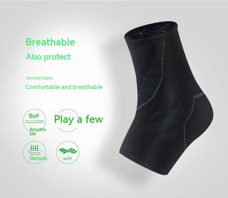 Knitted breathable pressure ankle sleeve for support and relief. Provides comfortable compression and breathability, per — photo 6
