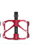 Pedais de bicicleta de montanha com rolamentos de fibra de carbono, conjunto com 3 pedais, leveza, alta performance e durabilidade. — foto 2