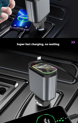 Title 7, Portable Four-in-one 120W Starry Sky Car Charge...