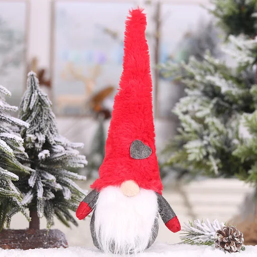 Title 6, Christmas Decoration Plush Long Hat Forest Man ...