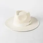 Chapéu com laço para mulheres, moda nova, perfeito para um visual charmoso. Protege do sol com estilo e adiciona um toque elegante a qualquer roupa. — foto 3
