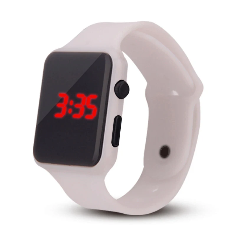 Title 6, Apple compatible LED kids square watch. A safe ...