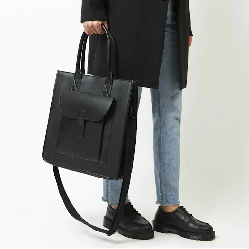 Title 2, Bolsa Mensageiro Masculina Simples Casual Negóc...