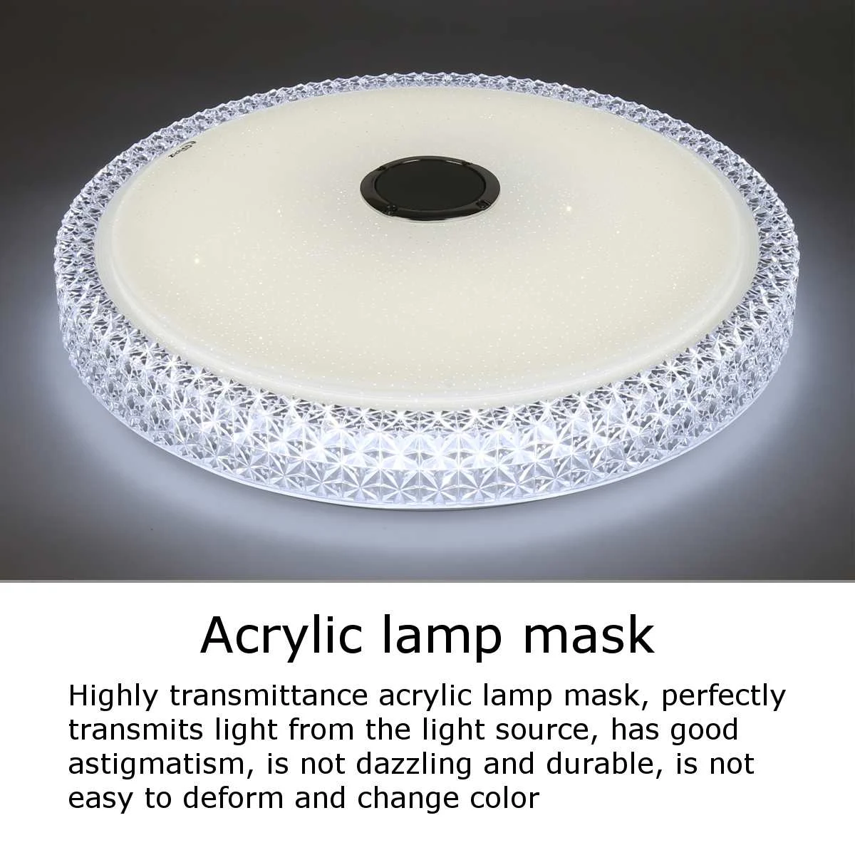 Title 1, Modern simple round acrylic bedroom ceiling lig...