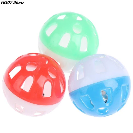 1pc 3.8cm Pet Parrot Toy Bird Hollow Bell Ball For birds Chew Fun Cage Toys hot — photo 1