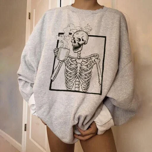 Title 3, Loose plus size pullover round neck student swe...