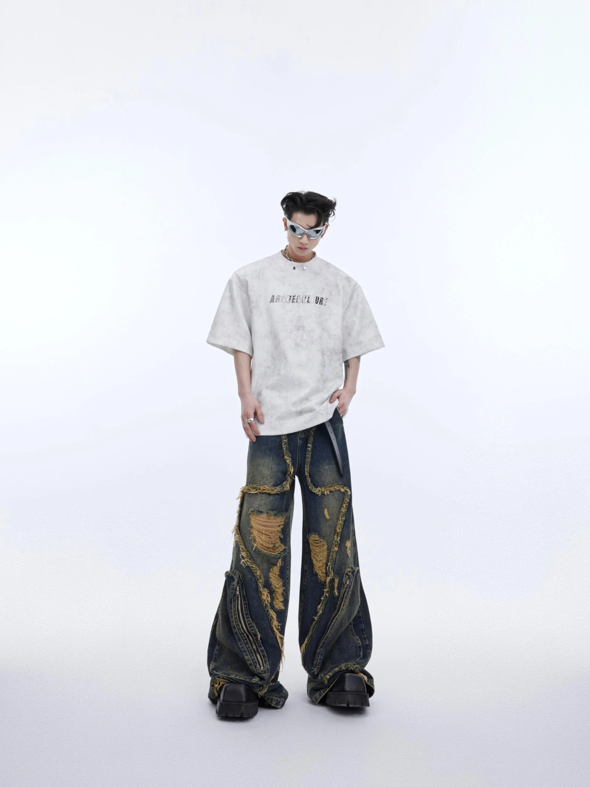 Summer niche top featuring thin glittering design, padded shoulders and short sleeves, offering a stylish and lightweigh — photo 9
