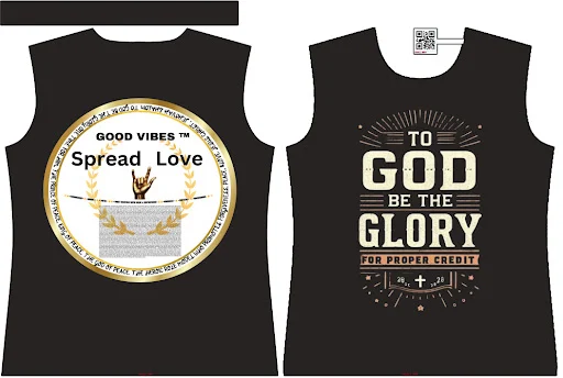 Title 1, Tank top z nadrukiem i okrągłym dekoltem. Ideal...