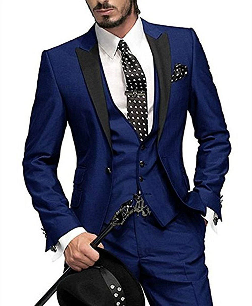 Terno masculino três peças, noivo, padrinho, traje de casamento para homens, ideal para celebrações e momentos especiais. — foto 22