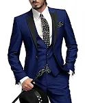 Terno masculino três peças, noivo, padrinho, traje de casamento para homens, ideal para celebrações e momentos especiais. — foto 22