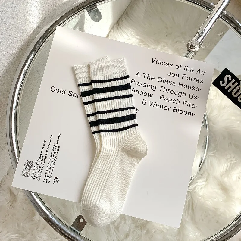 Title 5, Embroidered Socks For Children With Double Stit...