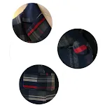 Suit plaid small suit female Korean version long — photo 4