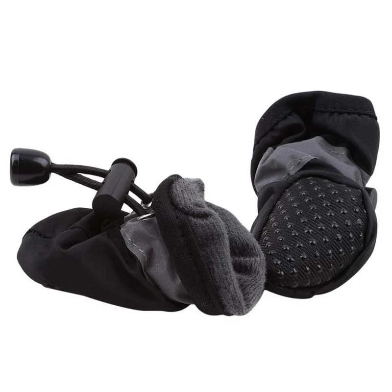 Title 25, 4pcs Antiskid Puppy Shoes Pet Protection Soft-s...