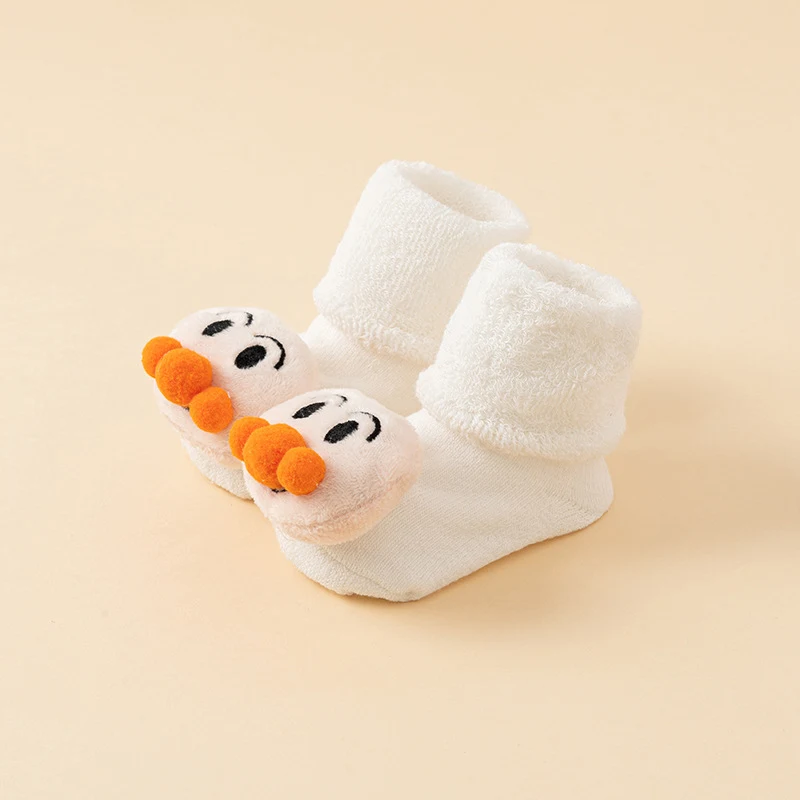 Title 4, Thick Warm Non-slip Dispensing Room Socks for B...