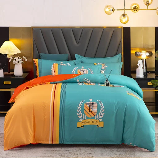 Title 10, Set letto invernale ispessito spazzolato quattr...