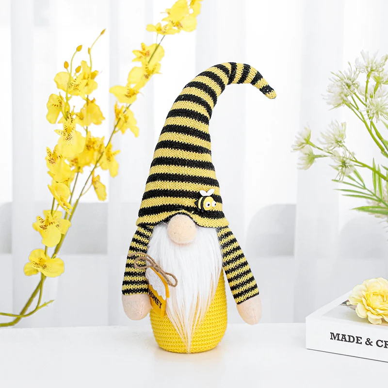 Decorações de bonecas criativas em forma de abelha para festivais, enfeites festivos adoráveis, design único e fácil de usar. — foto 4