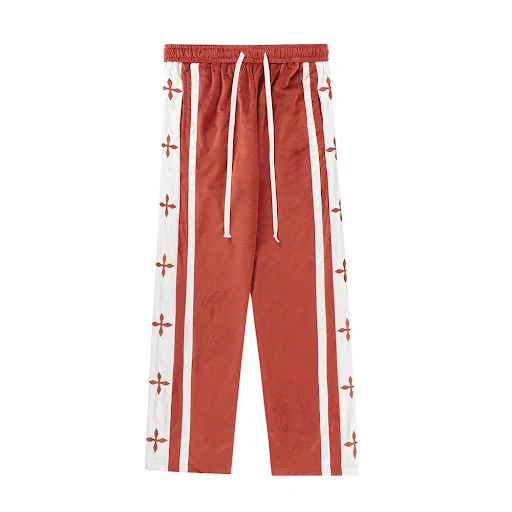 Title 7, Street Loose Casual Straight Wide Leg Trousers ...