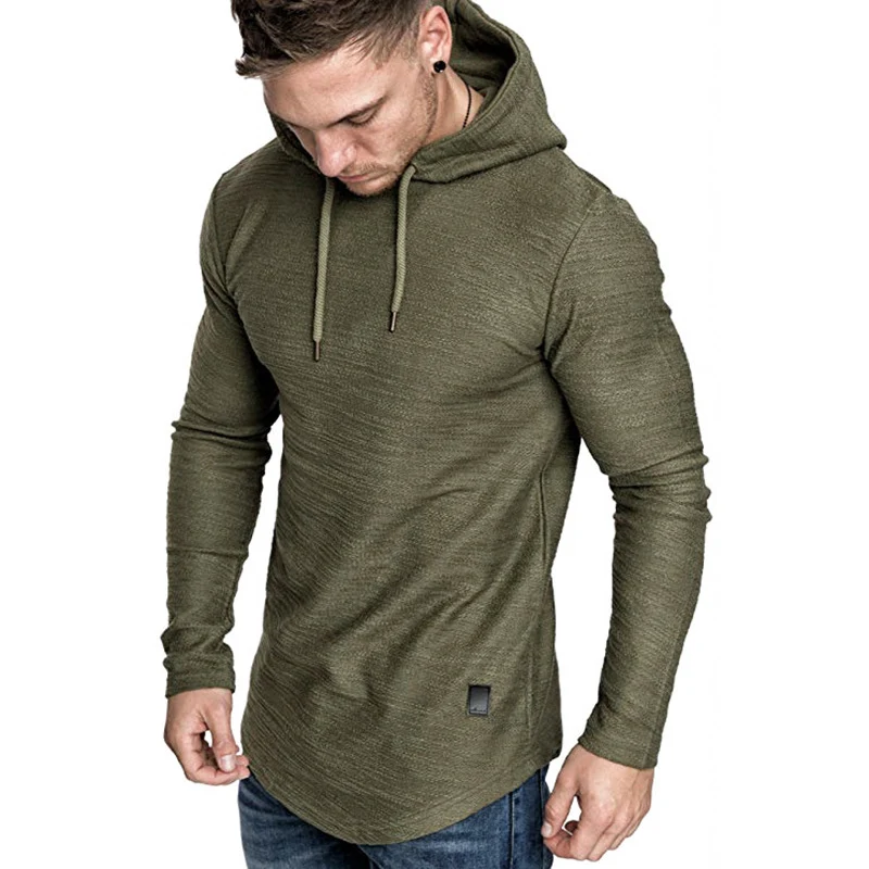 Title 2, Fashion Solid Color Hooded Bottoming Shirt, Eur...