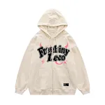 Fraehiny Bedruckter Cardigan Sweatshirt Jacke mit Kapuze Reißverschluss Damen Warmer Hoodie Mantel für Alltag und Freizeit — foto 9
