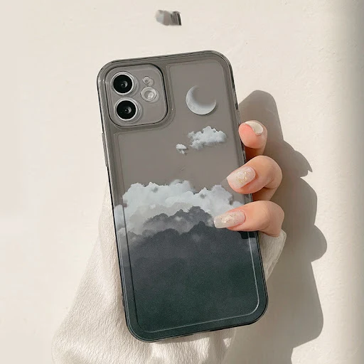 Title 4, Late Night Cloud Gradient Mobile Phone Case Cov...