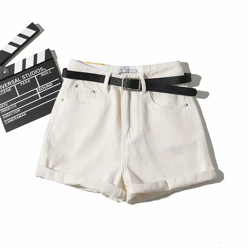 Title 5, Shorts jeans novos de verão, sexy, com corte qu...