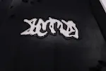 Moletom com capuz masculino vintage, bordado, rasgado, com pintura spray e efeito desgastado, estilo moderno e despojado. — foto 17